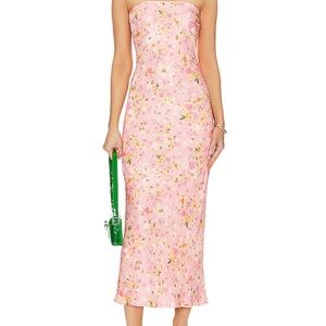 RESA Strapless Dress in Jasmine